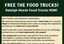 Raleigh, NC: FREE THE FOOD TRUCKS!