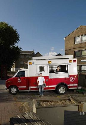 ambulance food truck UK