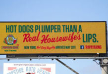 Papaya King’s Racy Billboards in Los Angeles