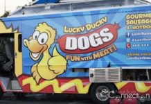 Dallas, TX: “Fun with meat” says it all at Lucky Ducky Dogs