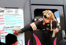 Cleveland, OH: Suburban Browns Fans Find that Food Trucks Not Just for Summers in the City