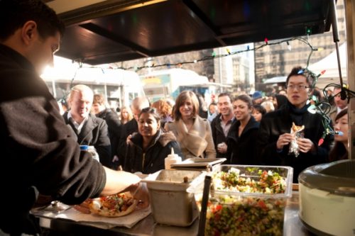 Food-truck gatherings, such as Dine Out Vancouver Festival’s Street Food City II, was voted as one of the best food trends this year.