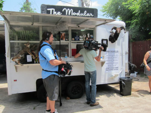 Photo by Katharine Shilcutt Houston hosted Eat St. as it filmed food trucks this past summer.