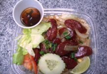 New York, NY: Street Eats – Thai Fried Rice With Sausage From Muay Thai