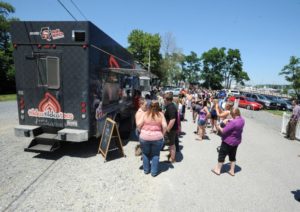 The Tikka Tikka Taco truck was at the Annapolis Yacht Club’s Annex. Three competing trucks from Food Network’s The Great Food Truck Race stopped in Annapolis Friday afternoon.