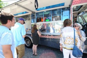 The Tikka Tikka Taco truck was at the Annapolis Yacht Club’s Annex. Three competing trucks from Food Network’s The Great Food Truck Race stopped in Annapolis Friday afternoon.