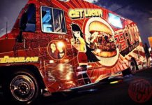 Oakland, CA: The Fukuburger food truck and the Redskins