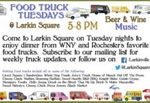 New York, NY: More Food Truck Tuesdays at Larkin, and Other Restaurant News from Around Western New York
