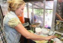 Hendersonville, NC: Trucks Taking Dinner to Streets