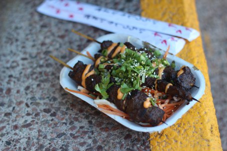 Beef skewers from Angry Dragonz