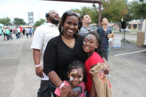 Image: Diamond Posey Tresha Lovelady brought her daughters, Indy and Icy.