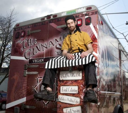 Adam Sobel's Cinnamon Snail food truck is a finalist for the "Best of NJ" Vendy award. Photo courtesy of Adam Sobel.