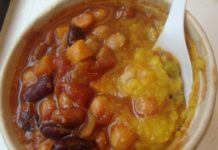 New York, NY: Street Eats – Two Tablespoons Vegan Chili at the Columbus Circle Holiday Market