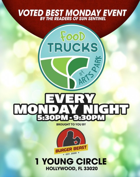 FL-Hollywood--FoodTrucksAtArtsPark_Poster-485x612