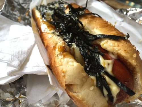 T. Nguyen  Terimayo hot dog at Japadog