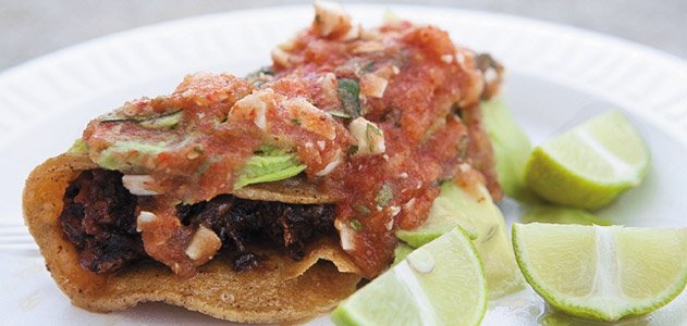 Raul Ortega makes his shrimp tacos, shown here, the same way he did when he lived in San Juan de los Lagos. (Anne Fishbein) Read more: http://www.smithsonianmag.com/travel/how-america-became-a-food-truck-nation-99979799/#UwpxaMjf1pP2Gm4d.99 Give the gift of Smithsonian magazine for only $12! http://bit.ly/1cGUiGv Follow us: @SmithsonianMag on Twitter