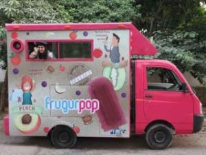 The Pink Frugurpop Truck, photo by Restaurant India