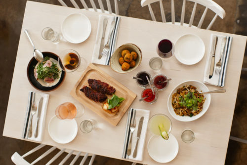 Clean white canvas allows the food to speak for itself (Credit: Inked Fingers)