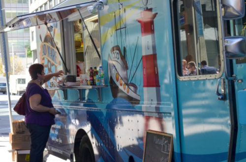 The Ad Mare Seafood, located at the corner of Slater and O'Connor, was introduced as a new truck in 2013.