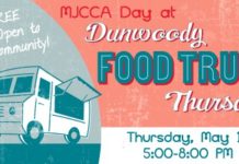 Dunwoody, GA: MJCCA Day At Dunwoody Food Truck Thursday At Brook Run Park