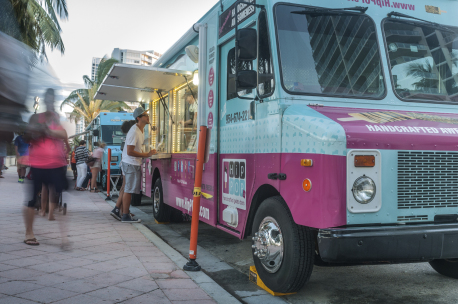 Food truck in Miami Beach