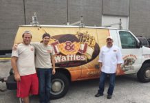 Clarksville, MD: Pastry chef Thierry Reboullet serves up sweet and savory waffles out of his T&J Waffles food truck