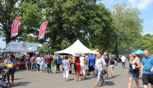 Fifteen vendors competed at Monmouth Park over the weekend to make the best crab cakes.
