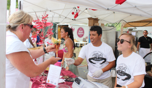 Fifteen vendors competed at Monmouth Park over the weekend to make the best crab cakes.