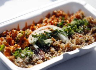 Los Angeles, CA: Pho, Spam musubi and more emerge from the window of this food truck