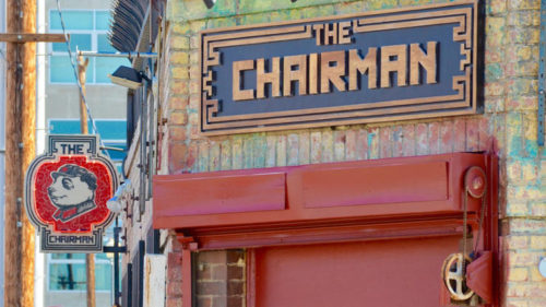 The exterior of the Chairman, a new restaurant in the downtown Arts  District.  (Eddie Lin / For The Times)