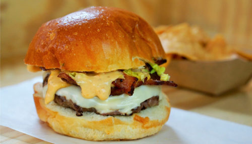 The secret burger at Revolution Taco
