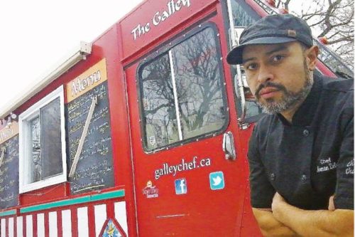 Norman Zeledon operates The Galley  food truck. He hopes to see  more food trucks move into the  downtown, something, he says  that will help attract more people  and more business.