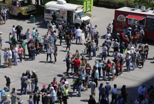 Added space and a bigger volunteer force helped sometimes long lines flow smoothly this year at the Texas Food Truck Showdown.
