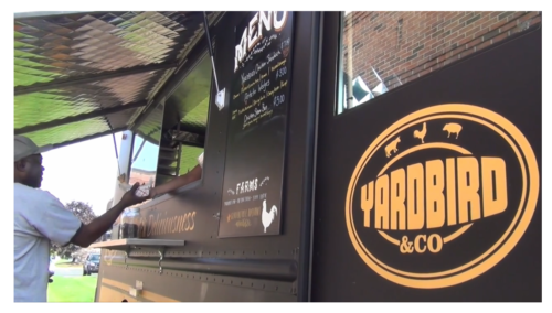 The "better burger" craze is still going strong  in Connecticut, but Eric Stagl thinks it's time  for chicken to have its turn in the spotlight.  His truck, Yardbird and Co., specializes in  fried-chicken sandwiches.  Find out more here.