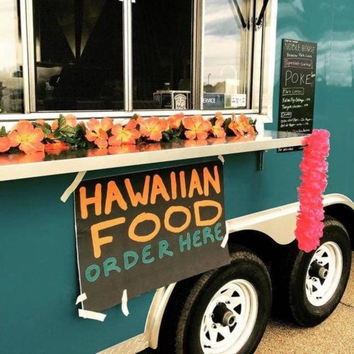 Noble House, which sells Hawaiian food, will be among the food trucks at the new WSU food truck plaza on opening day, June 20. 