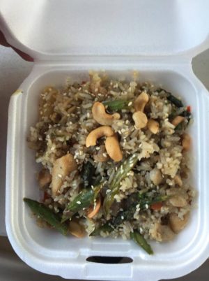 Fresh Out The Box features its Pine-aragus fried rice. Ty Beaver Tri-City Herald